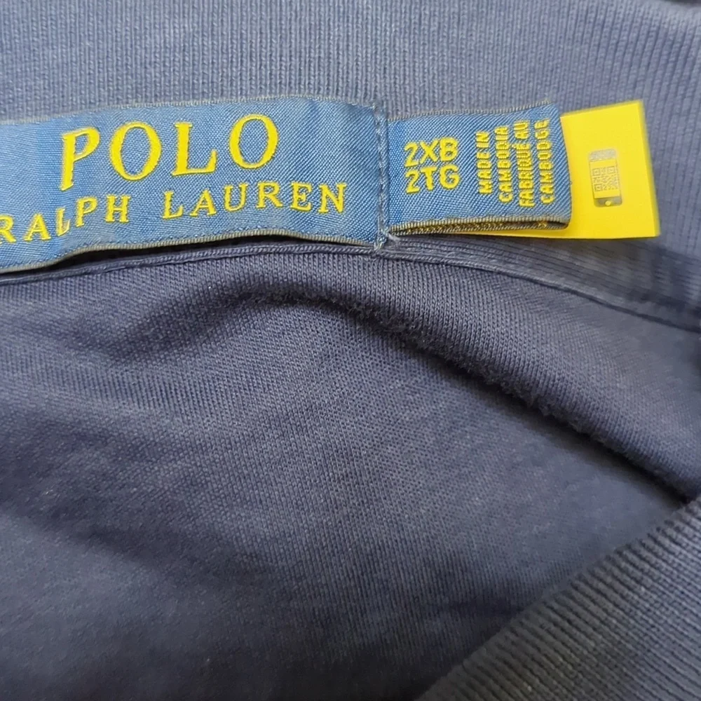 Ralph Lauren  Big & Tall Soft Cotton Long-Sleeve Polo Shirt Size XXL MSRP $125